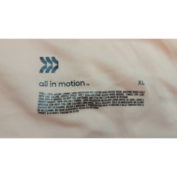 Women's Crinkle Tulip Run Shorts 3" - All in Motion Light Pink XL - Picture 4 of 7